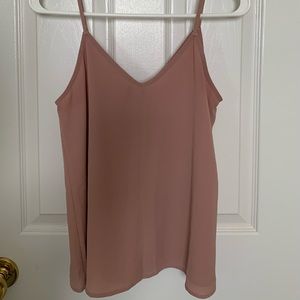 Blush tank top